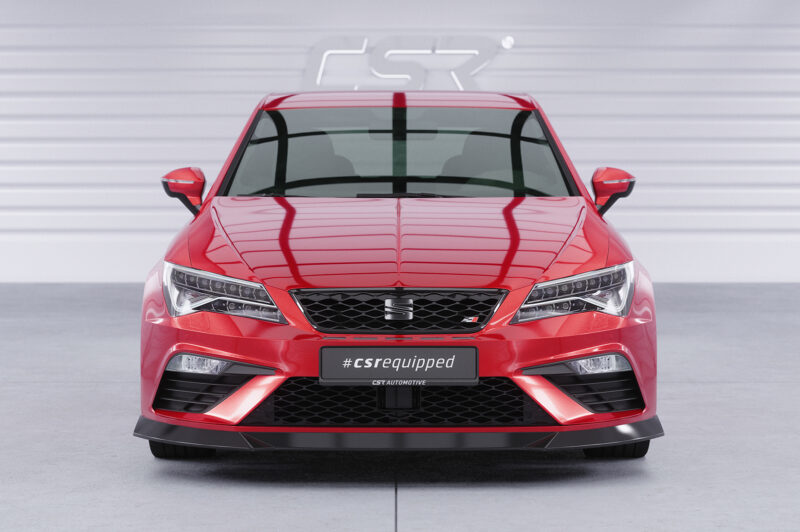 Lip delantero CSR Automotive para Seat Leon 3 (Typ 5F) Cupra/FR CSL411 Negro Mate 6