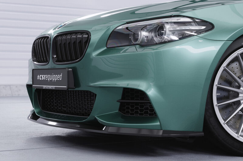 Lip delantero CSR Automotive para BMW Serie 5 F10 / F11 paquete M CSL412 Negro Mate 2