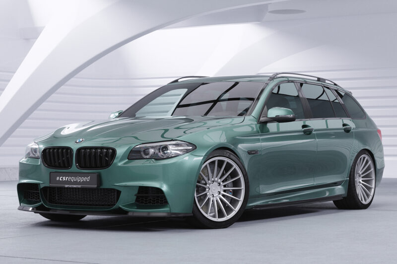 Lip delantero CSR Automotive para BMW Serie 5 F10 / F11 paquete M CSL412 Negro Mate 4