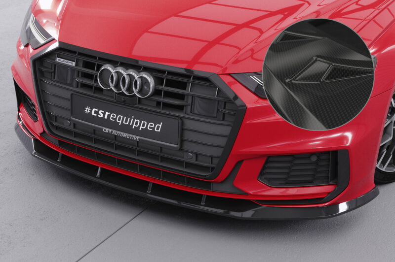 Lip delantero CSR Automotive para Audi A6 Sine / S6 C8 (Tipo 4K/F2) CSL413 Carbon Look 2