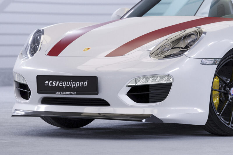Lip delantero CSR Automotive para Porsche Boxster 987 CSL414 Negro Mate 2