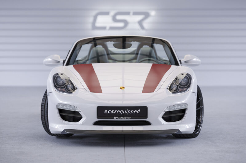 Lip delantero CSR Automotive para Porsche Boxster 987 CSL414 Negro Mate 5