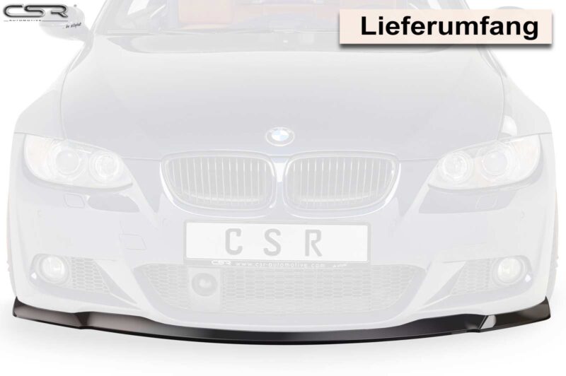 Lip delantero CSR Automotive para BMW Serie 3 E92 / E93 paquete M CSL418 Negro Mate 4