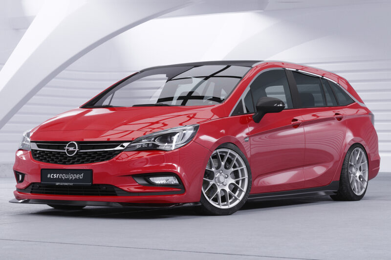 Lip delantero CSR Automotive para Opel Astra K CSL419 Negro Mate 4