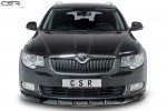 Lip delantero CSR Automotive para Skoda Superb II CSL420 Negro Mate 4