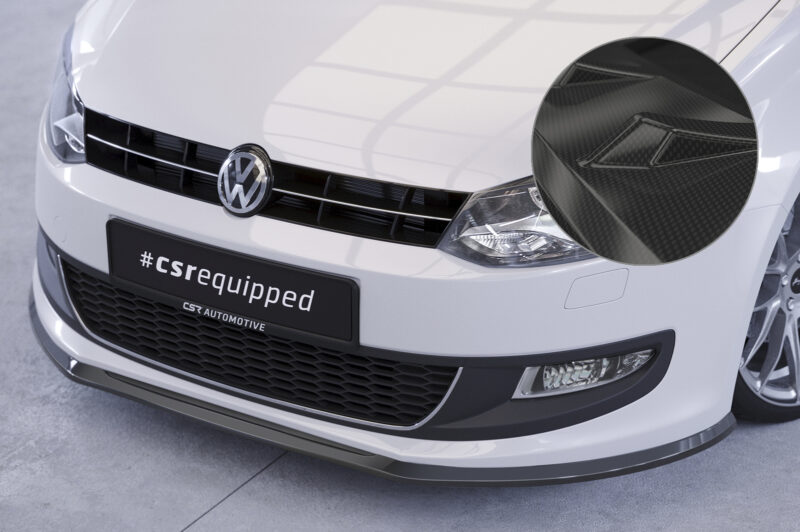 Lip delantero CSR Automotive para VW Polo V (6R) CSL423 Carbon Look 1