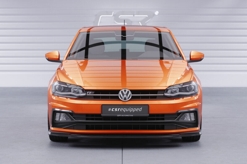 Lip delantero CSR Automotive para VW Polo VI 2G (Tipo AW) GTI / Rine CSL425 Negro Mate 6
