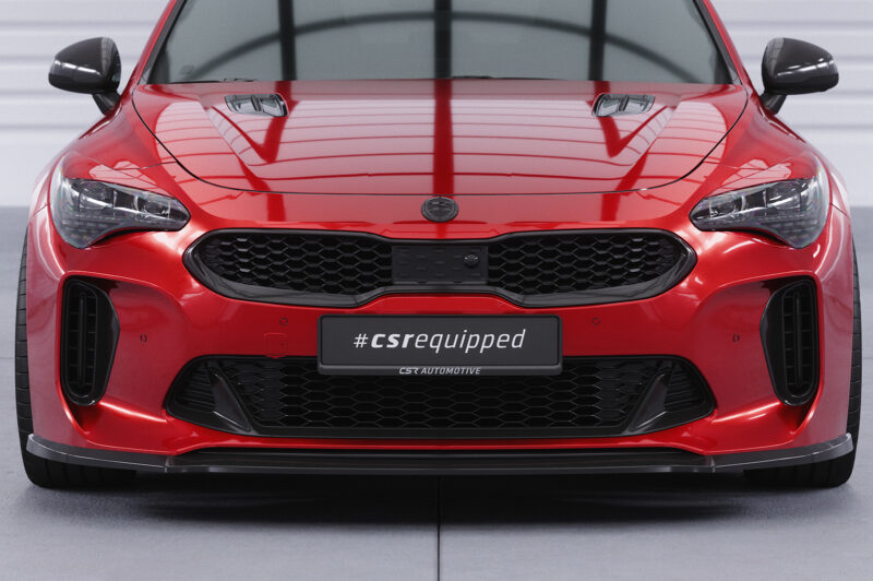 Lip delantero CSR Automotive para Kia Stinger GT CSL426 Negro Mate 5