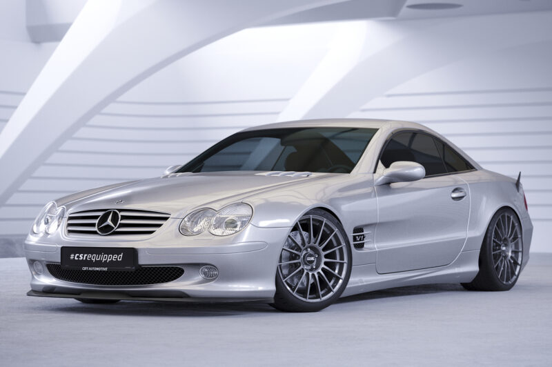 Lip delantero CSR Automotive para Mercedes-Benz Clase SL R230 CSL427 Negro Mate 4