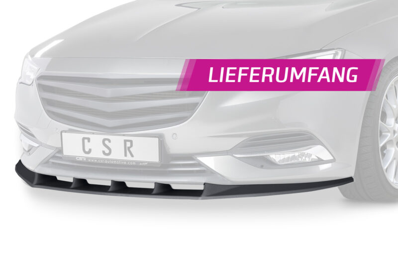Lip delantero CSR Automotive para Opel Insignia B CSL431 Negro Mate 5