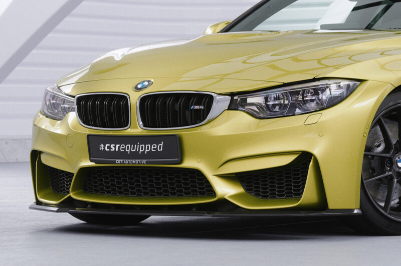 Lip delantero CSR Automotive para BMW M3/M4 F80/F82/F83 CSL433 Negro Mate 3
