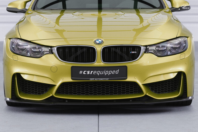 Lip delantero CSR Automotive para BMW M3/M4 F80/F82/F83 CSL433 Negro Mate 5