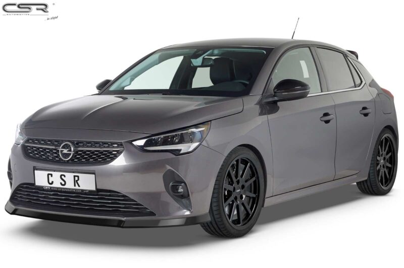 Lip delantero CSR Automotive para Opel Corsa F CSL435 Negro Mate 2