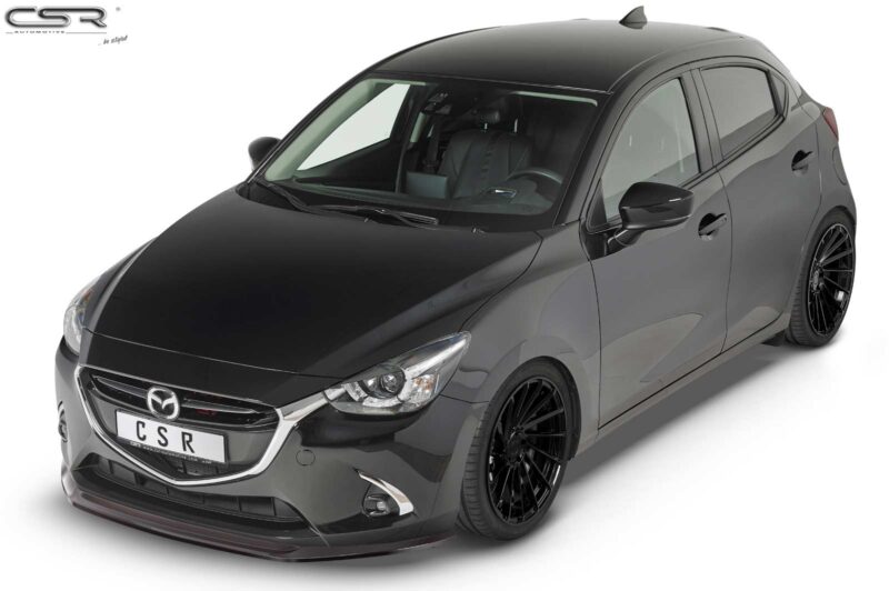 Lip delantero CSR Automotive para Mazda 2 (tipo DJ) CSL437 Negro Mate 3