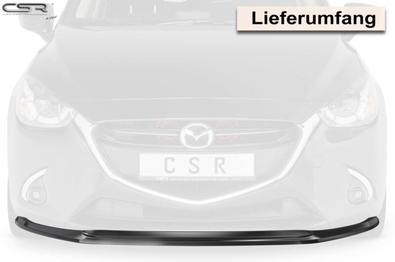 Lip delantero CSR Automotive para Mazda 2 (tipo DJ) CSL437 Negro Mate 5