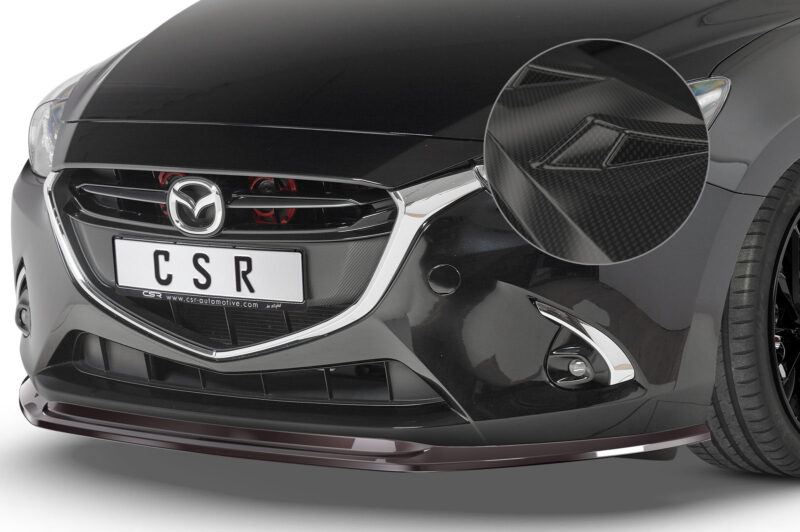 Lip delantero CSR Automotive para Mazda 2 (tipo DJ) CSL437 Carbon Look 1