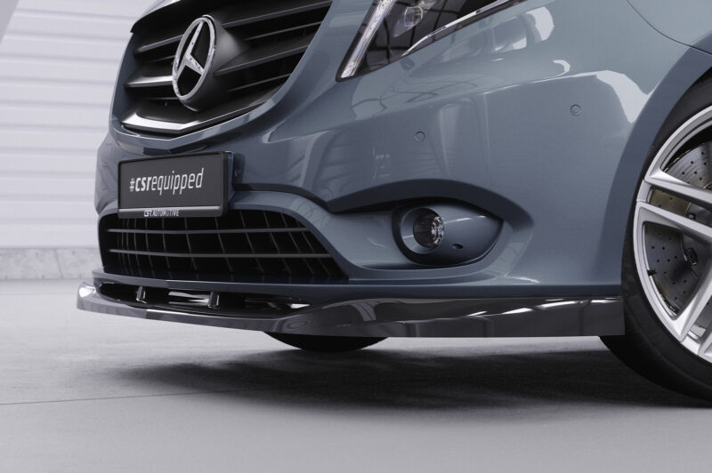 Lip delantero CSR Automotive para Mercedes-Benz Vito 447 CSL439 Negro Mate 4