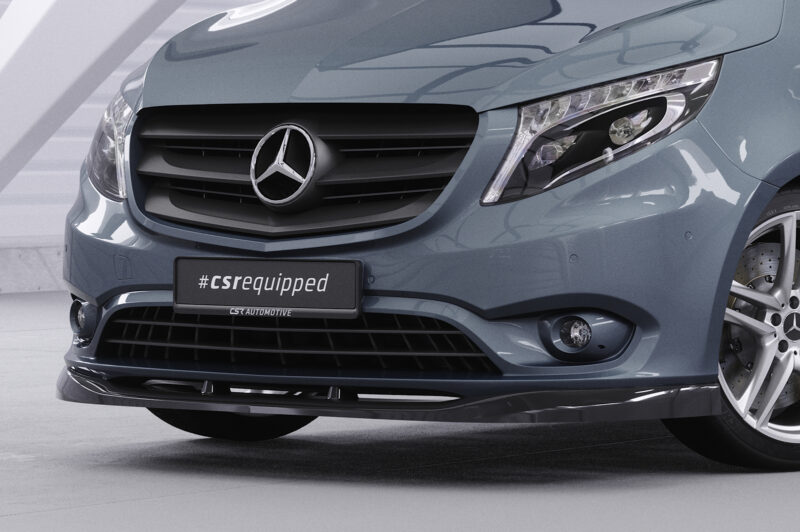 Lip delantero CSR Automotive para Mercedes-Benz Vito 447 CSL439 Negro Mate 6