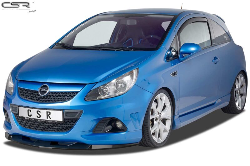 Lip delantero CSR Automotive para Opel Corsa D OPC CSL443 Negro Mate 2