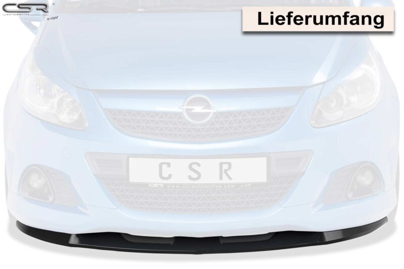 Lip delantero CSR Automotive para Opel Corsa D OPC CSL443 Negro Mate 5