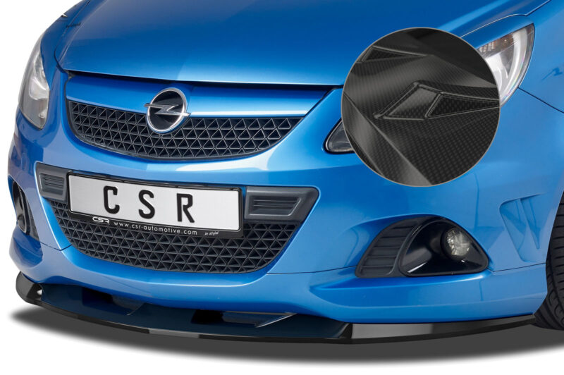 Lip delantero CSR Automotive para Opel Corsa D OPC CSL443 Carbon Look 1