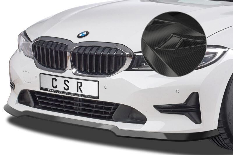 Lip delantero CSR Automotive para BMW Serie 3 G20 Sedan / G21 Touring CSL444 Carbon Look 1
