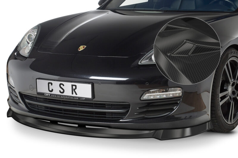 Lip delantero CSR Automotive para Porsche Panamera 970 CSL445 Carbon Look 1