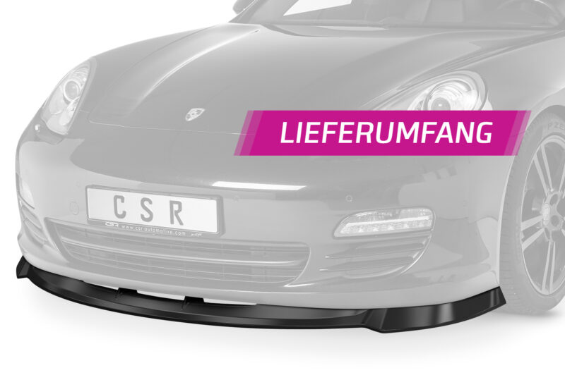 Lip delantero CSR Automotive para Porsche Panamera 970 CSL445 Negro Mate 5