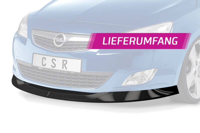 Lip delantero CSR Automotive para Opel Astra J CSL447 Negro Mate 5