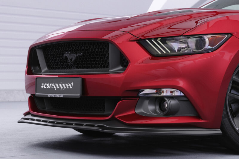 Lip delantero CSR Automotive para Ford Mustang VI CSL448 Negro Mate 2