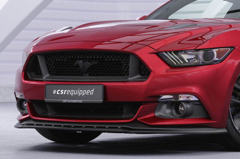 Lip delantero CSR Automotive para Ford Mustang VI CSL448 Negro Mate 3