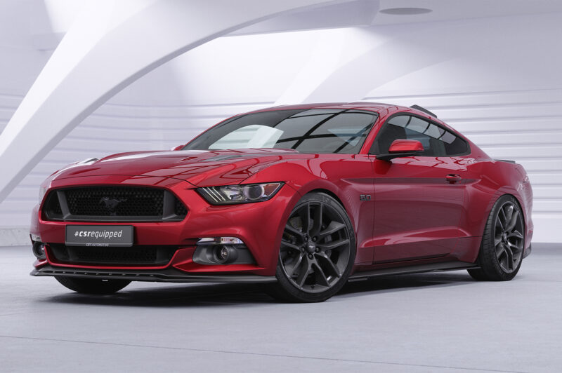 Lip delantero CSR Automotive para Ford Mustang VI CSL448 Negro Mate 4
