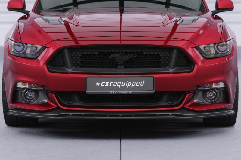 Lip delantero CSR Automotive para Ford Mustang VI CSL448 Negro Mate 5