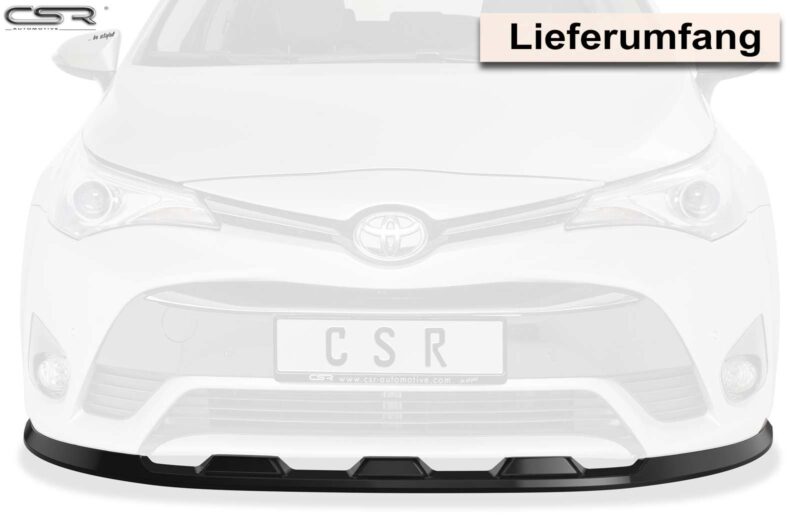 Lip delantero CSR Automotive para Toyota Avensis (T27) CSL449 Negro Mate 5