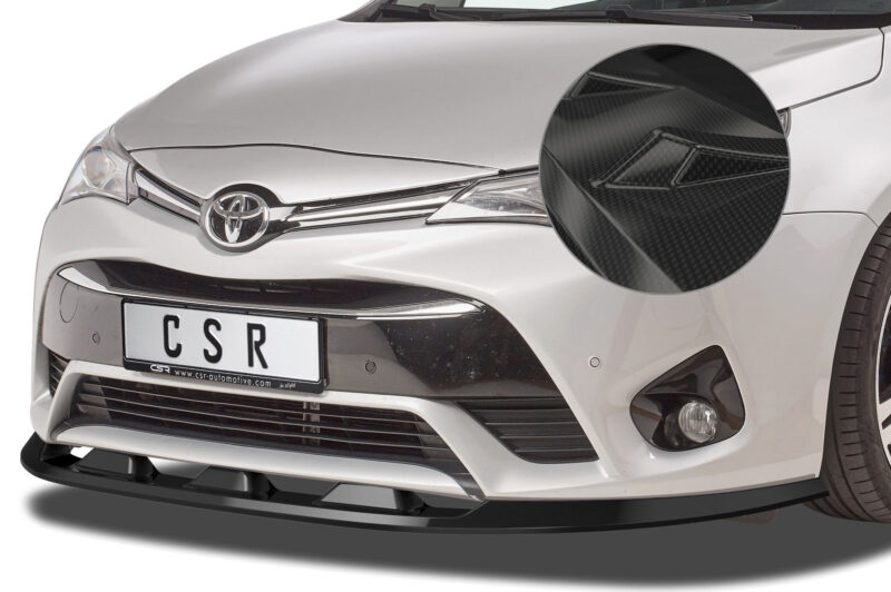 Lip delantero CSR Automotive para Toyota Avensis (T27) CSL449 Carbon Look 1