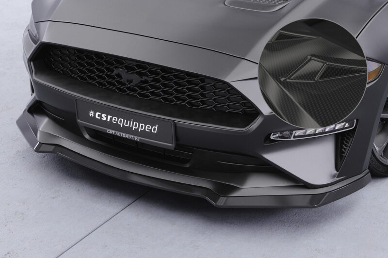 Lip delantero CSR Automotive para Ford Mustang VI CSL452 Carbon Look 1