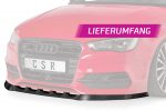 Lip delantero CSR Automotive para Audi S3 / A3 8V Sine Cabrio / Limo CSL453 Negro Mate 5