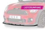 Lip delantero CSR Automotive para Mini R56 John Cooper Works CSRSL454 Negro Mate 5