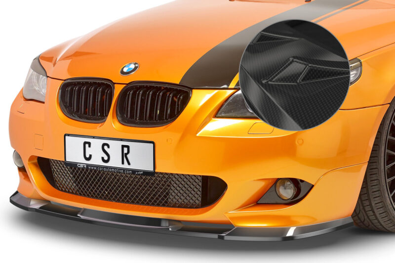 Lip delantero CSR Automotive para BMW Serie 5 E60/E61 M paquete CSRSL455 Carbon Look 1