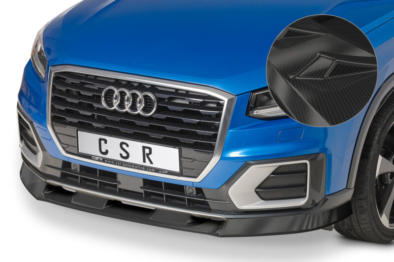 Lip delantero CSR Automotive para Audi Q2 Sine CSL457 Carbon Look 1