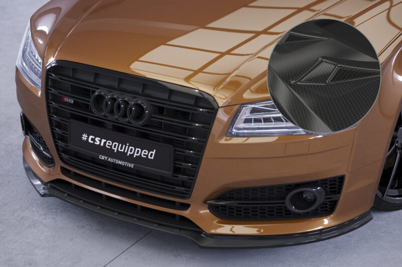 Lip delantero CSR Automotive para Audi S8 / S8 Plus D4 (Tipo 4H) CSL458 Carbon Look 1
