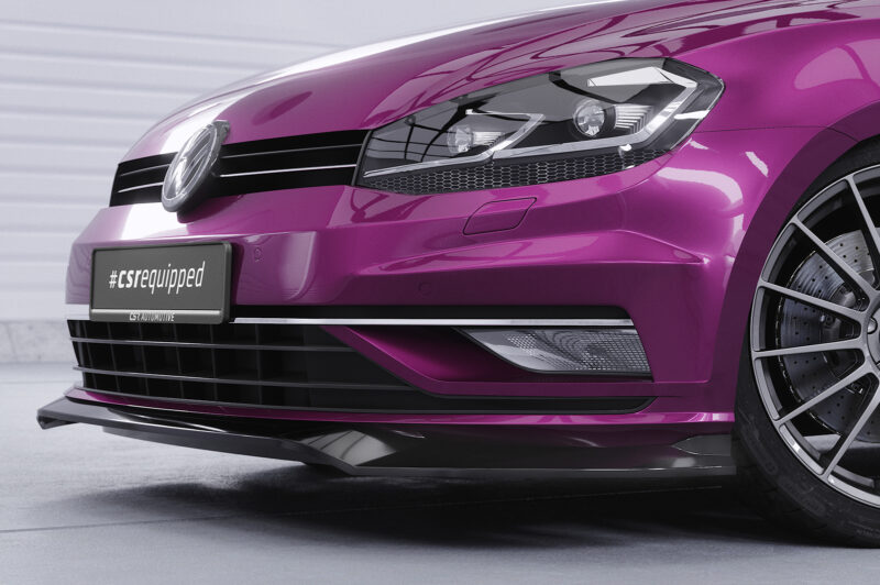 Lip delantero CSR Automotive para VW Golf 7 CSL460 Negro Mate 2