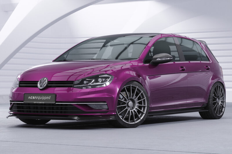 Lip delantero CSR Automotive para VW Golf 7 CSL460 Negro Mate 4