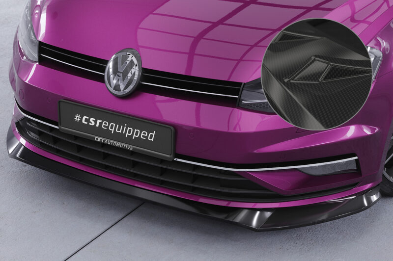 Lip delantero CSR Automotive para VW Golf 7 CSL460 Carbon Look 1
