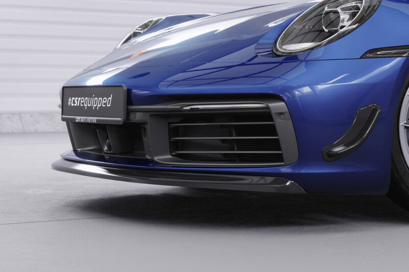 Lip delantero CSR Automotive para Porsche 911/992 CSL461 Negro Mate 2