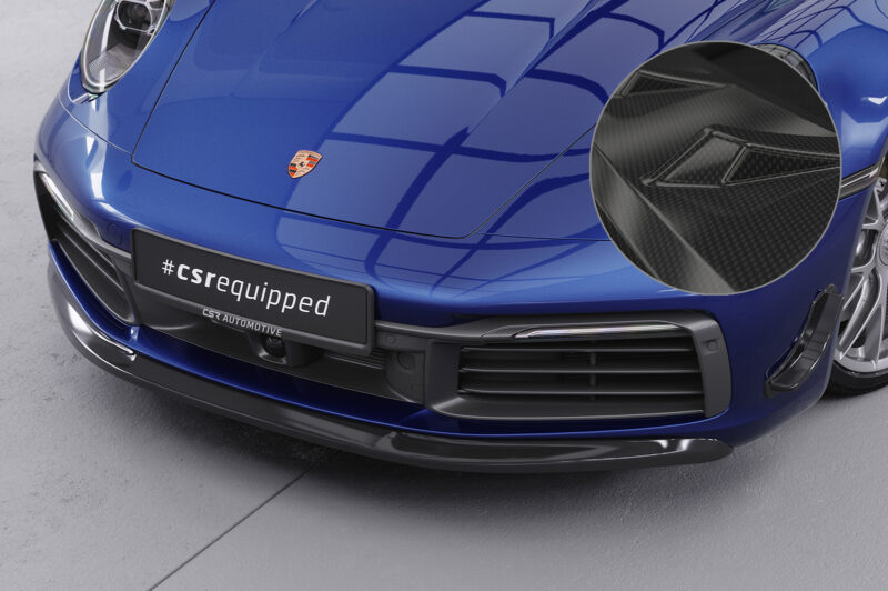 Lip delantero CSR Automotive para Porsche 911/992 CSL461 Carbon Look 2