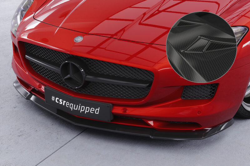 Lip delantero CSR Automotive para Mercedes-Benz SLS AMG (197) CSL462 Carbon Look 2
