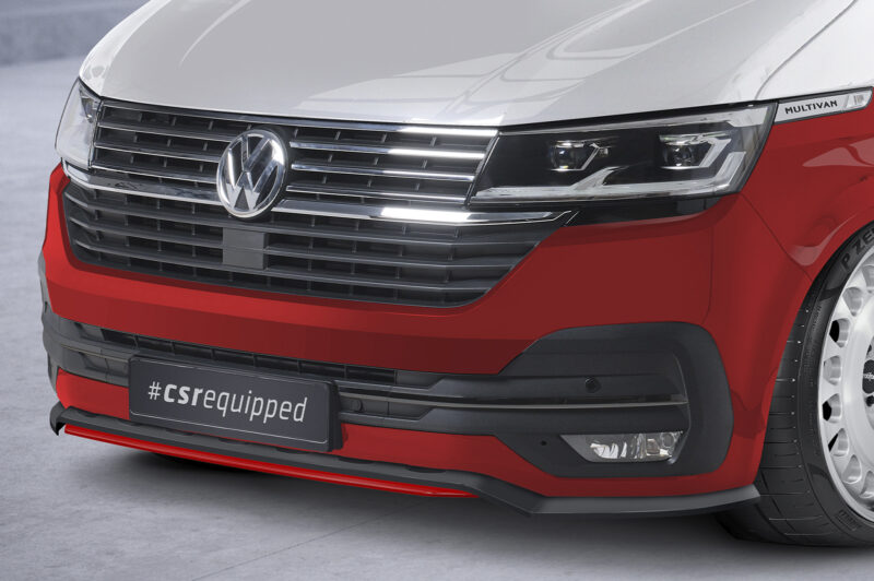 Lip delantero CSR Automotive para VW T6.1 Autobús CSL464 Negro Mate 3
