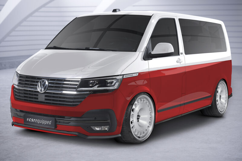 Lip delantero CSR Automotive para VW T6.1 Autobús CSL464 Negro Mate 4