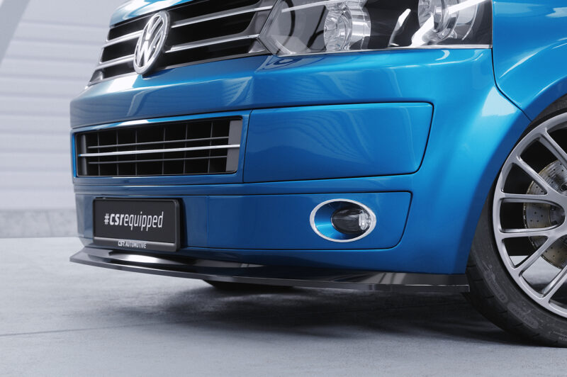 Lip delantero CSR Automotive para VW T5 Autobús CSL465 Negro Mate 2